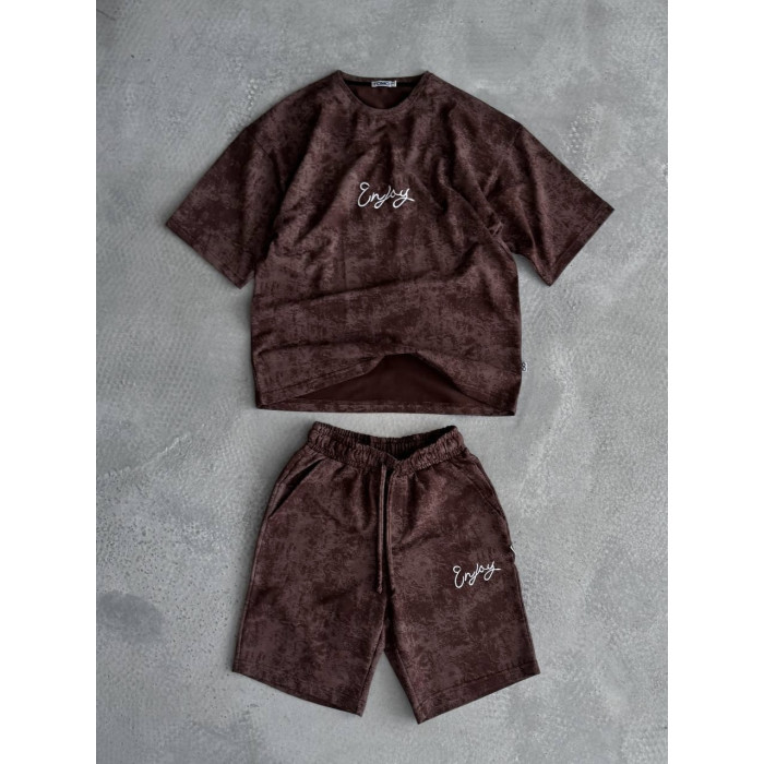 Oversize костюм з вишивкою