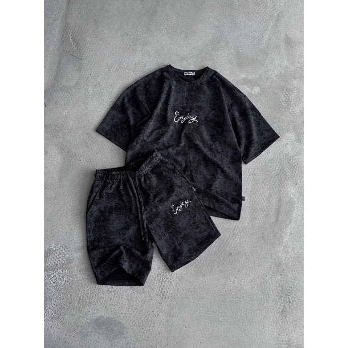 Oversize костюм з вишивкою