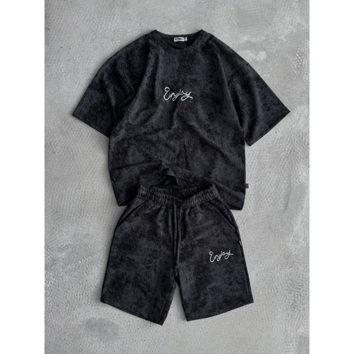 Oversize костюм з вишивкою