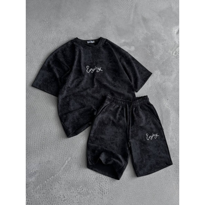 Oversize костюм з вишивкою