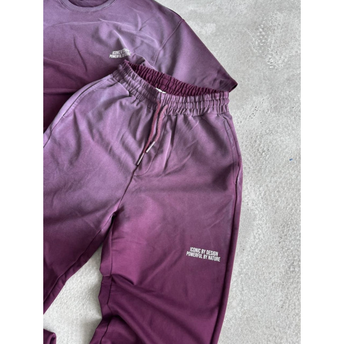 Літній oversize костюм з надписом
