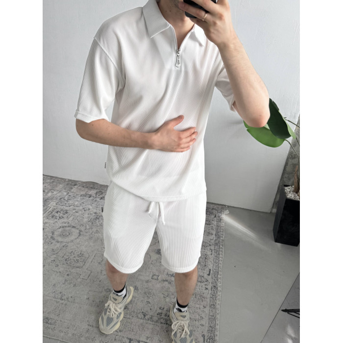 Літній oversize костюм з надписом