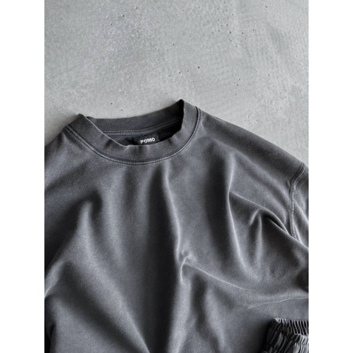 Oversize костюм з вивареної тканини
