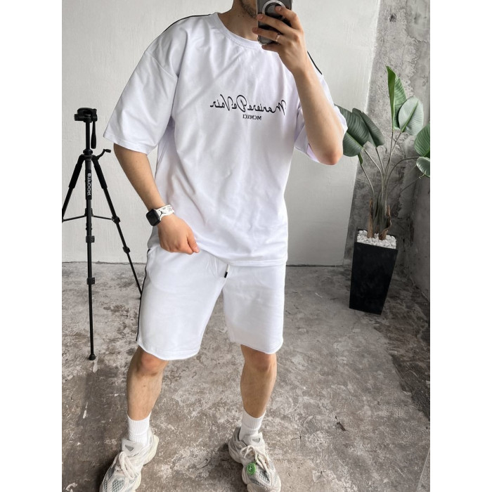 Літній oversize костюм з надписом