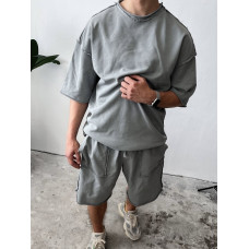 Oversize костюм з акцентними швами