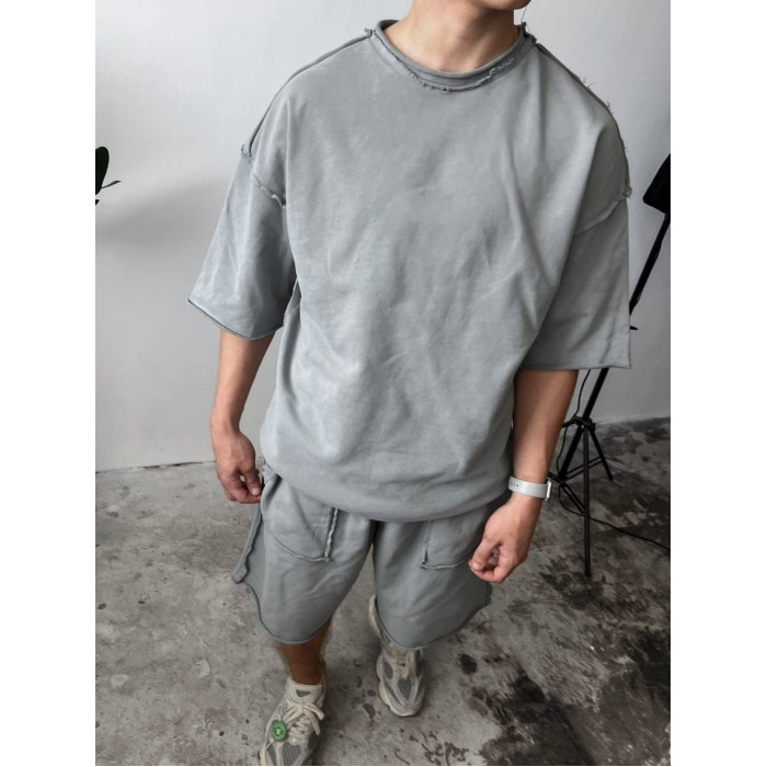 Oversize костюм з акцентними швами