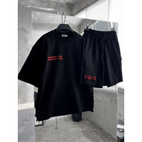 Літній oversize костюм з принтом