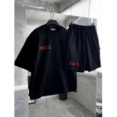 Літній oversize костюм з принтом
