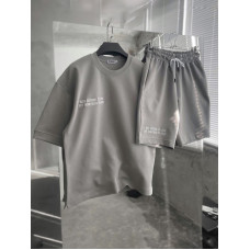 Літній oversize костюм з принтом