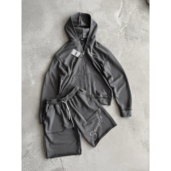 Oversize костюм з вишивкою