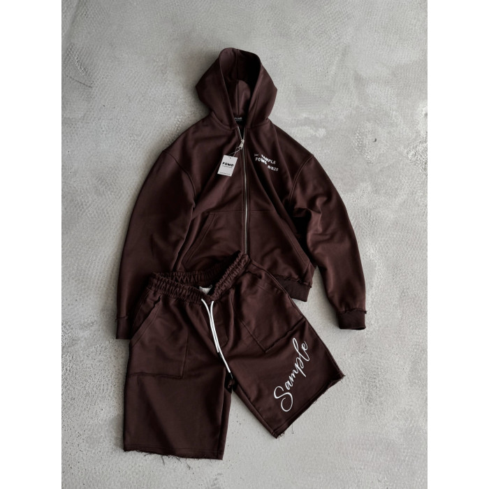 Oversize костюм з вишивкою