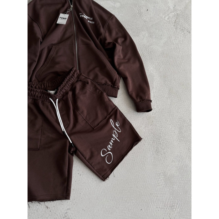 Oversize костюм з вишивкою
