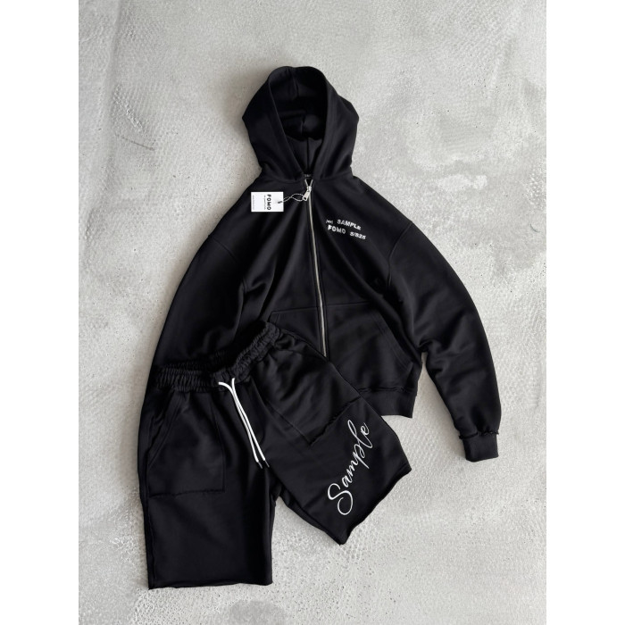 Oversize костюм з вишивкою