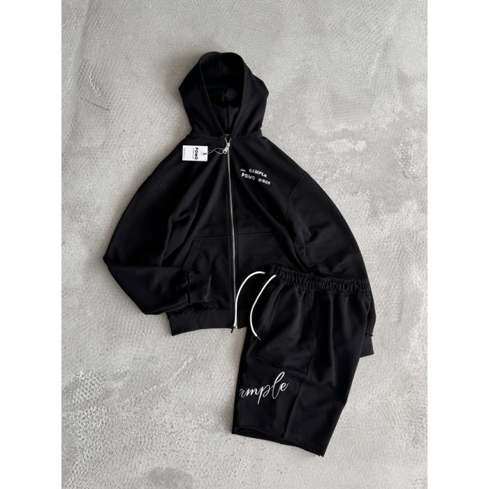 Oversize костюм з вишивкою