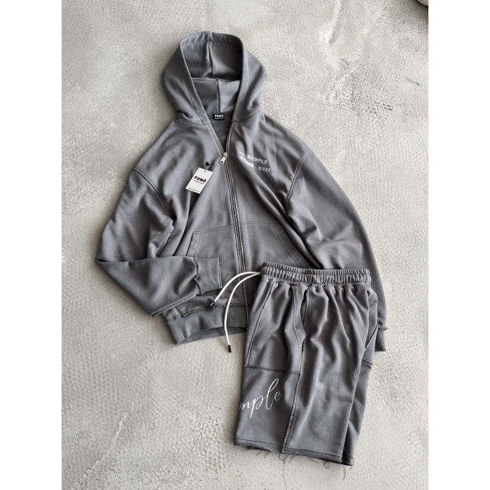 Oversize костюм з вишивкою