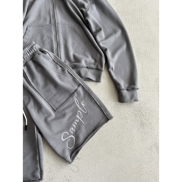 Oversize костюм з вишивкою