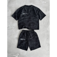Літній oversize костюм з надписом
