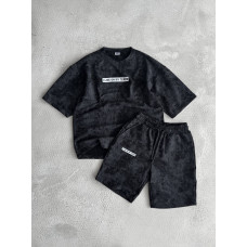 Літній oversize костюм з надписом