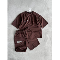 Літній oversize костюм з надписом