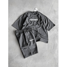 Літній oversize костюм з надписом