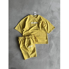 Літній oversize костюм з надписом