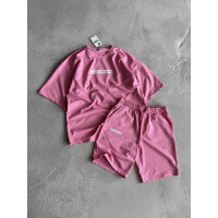 Літній oversize костюм з надписом