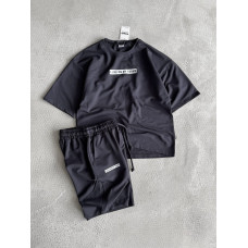 Літній oversize костюм з надписом