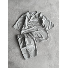 Літній oversize костюм з надписом