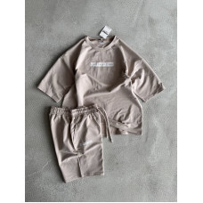 Літній oversize костюм з надписом