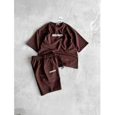 Літній oversize костюм з надписом