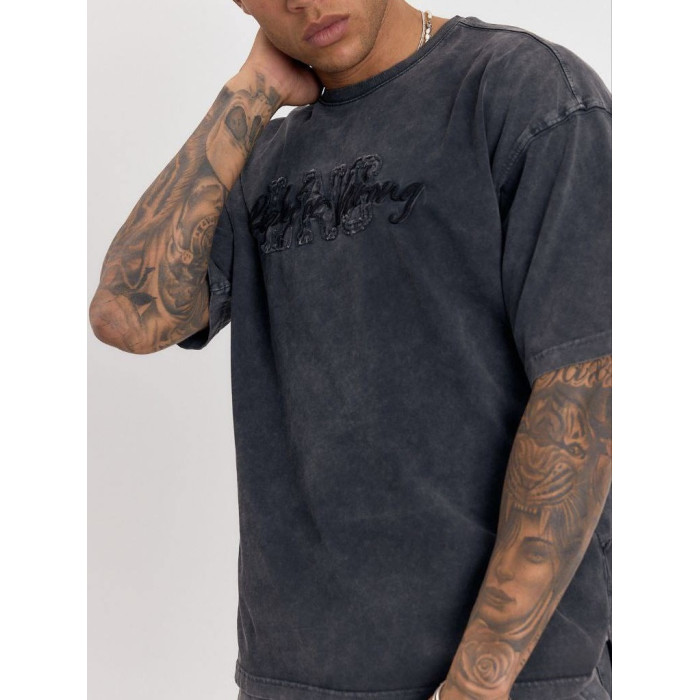 Літній oversize костюм з надписом