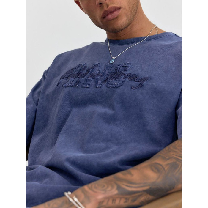 Літній oversize костюм з надписом
