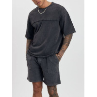 Літній oversize костюм з надписом