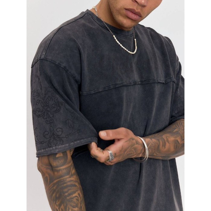Літній oversize костюм з надписом