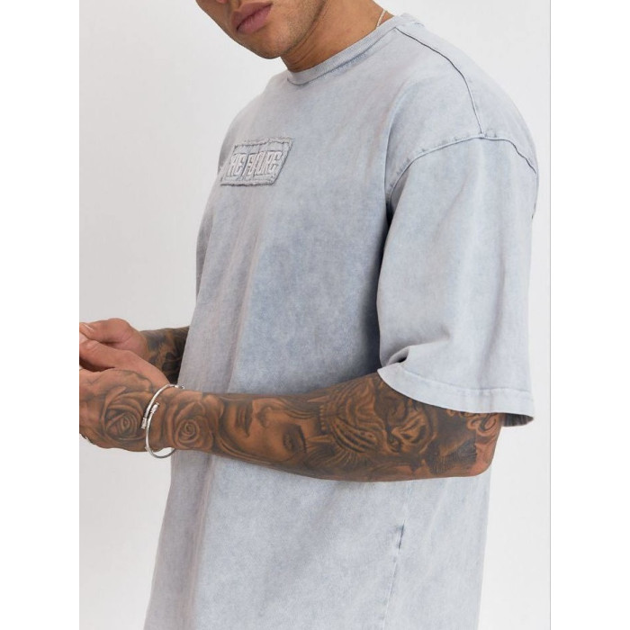 Літній oversize костюм з надписом