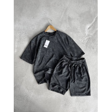 Oversize костюм з вивареної тканини