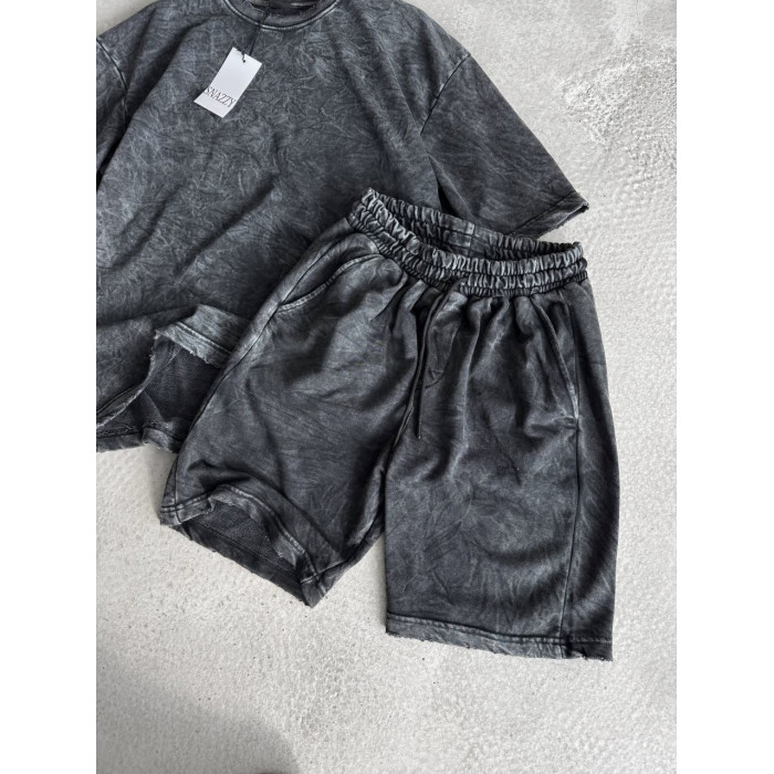 Oversize костюм з вивареної тканини