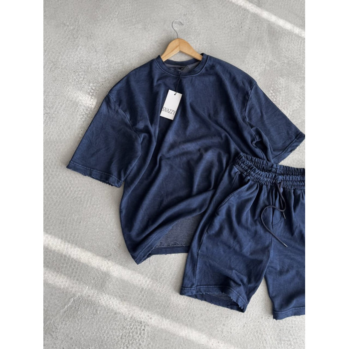 Oversize костюм з вивареної тканини