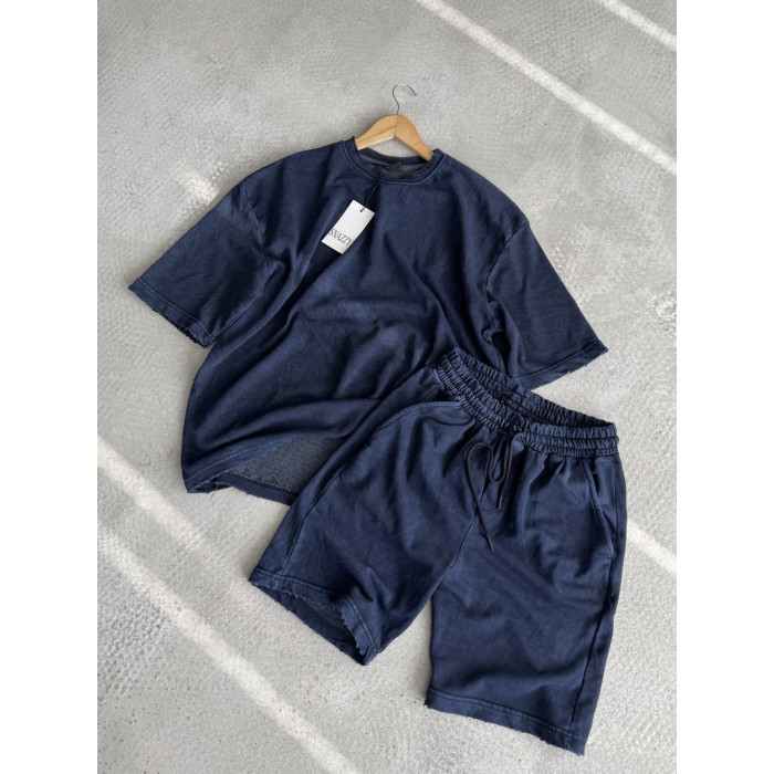 Oversize костюм з вивареної тканини