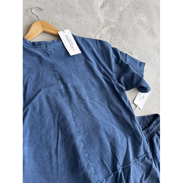 Літній oversize костюм з надписом