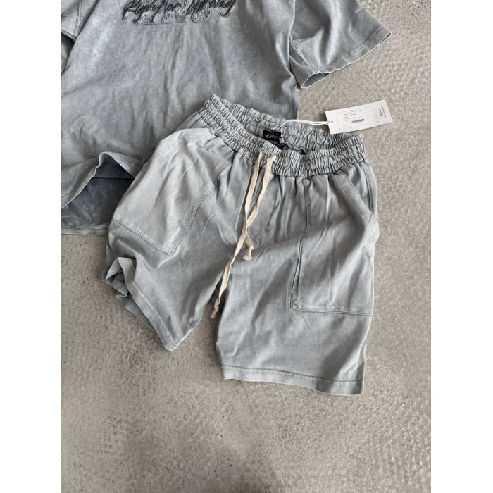 Літній oversize костюм з надписом