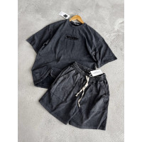 Літній oversize костюм з надписом