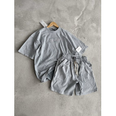 Літній oversize костюм з надписом