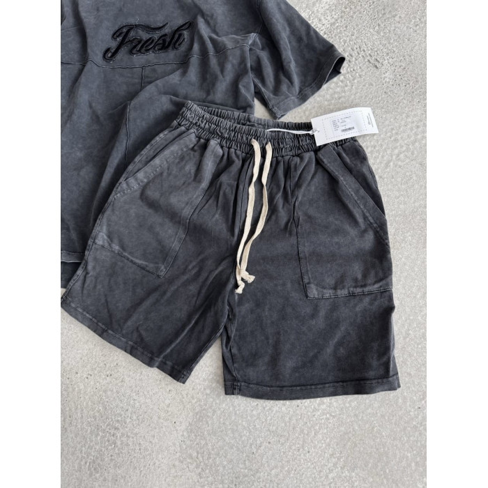 Літній oversize костюм з надписом