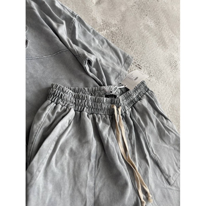 Літній oversize костюм з надписом