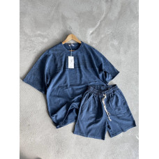 Літній oversize костюм з надписом