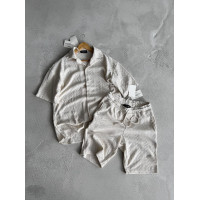 Oversize костюм з фактурної тканини