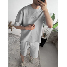 Oversize костюм з вишивкою