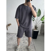 Oversize костюм з вишивкою