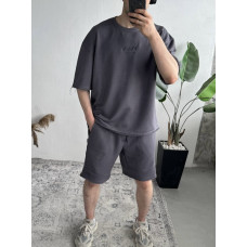 Oversize костюм з вишивкою